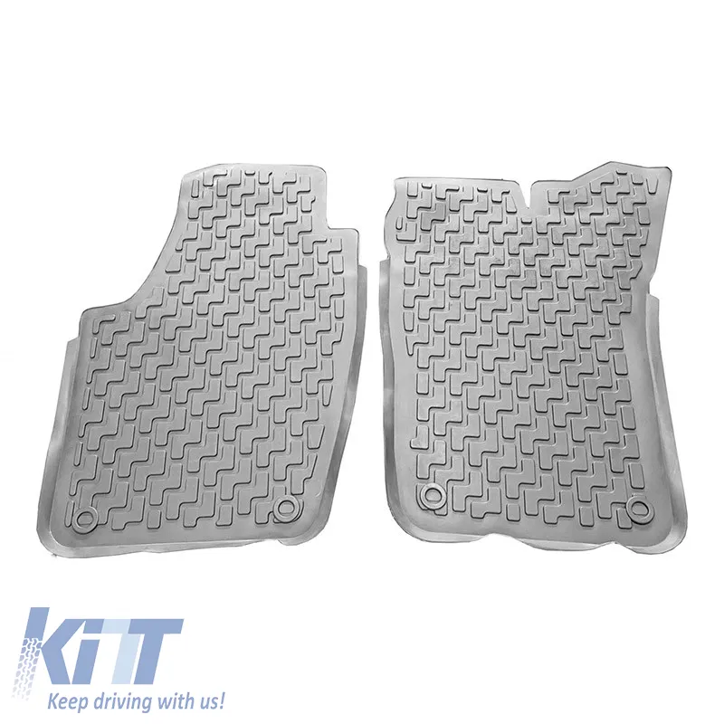 Car Mats 3D from Rubber suitable for Skoda Fabia 2002- / 2007-2014 ''Star Diamond'' 4 Pcs Grey