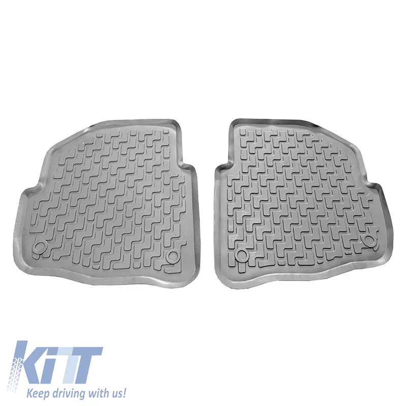 Car Mats 3D from Rubber suitable for Skoda Fabia 2002- / 2007-2014 ''Star Diamond'' 4 Pcs Grey