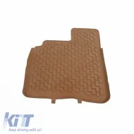Car Mats 3D from Rubber suitable for Mercedes-Benz S-Class 05-13 W221 Long ''Star Diamond'' 4 Pcs Beige-image-6307623