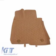Car Mats 3D from Rubber suitable for Mercedes-Benz S-Class 05-13 W221 Long ''Star Diamond'' 4 Pcs Beige-image-6308636