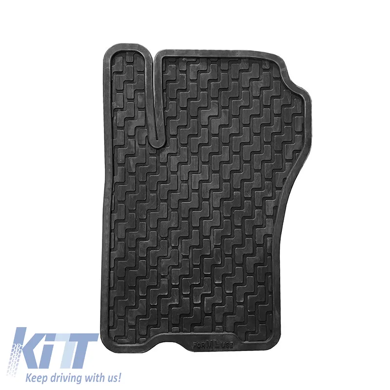 Car Mats 3D from Rubber suitable for Mercedes-Benz ML-Class W163 97-05 ''Star Diamond'' 3 Pcs Black