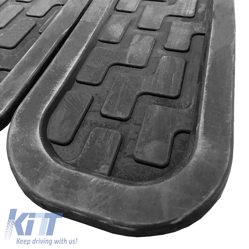 Car Mats 3D from Rubber suitable for Mercedes-Benz ML-Class W163 97-05 ''Star Diamond'' 3 Pcs Black
