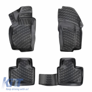 Car Mats 3D from Rubber TPE suitable for Alfa Romeo 156 1997-2007 Rizline 4 Pcs Black
