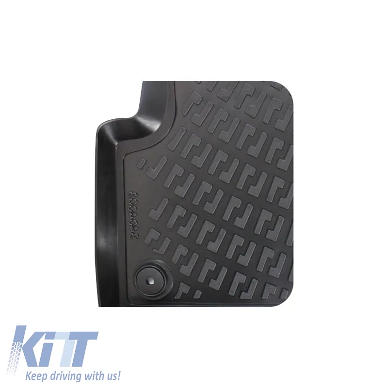 Car Mats 3D from Rubber TPE suitable for Audi A4 B8 Sedan 2008-2015 / A4 B9 Sedan 2016- / A5 2007-2015 Rizline 4 Pcs Black