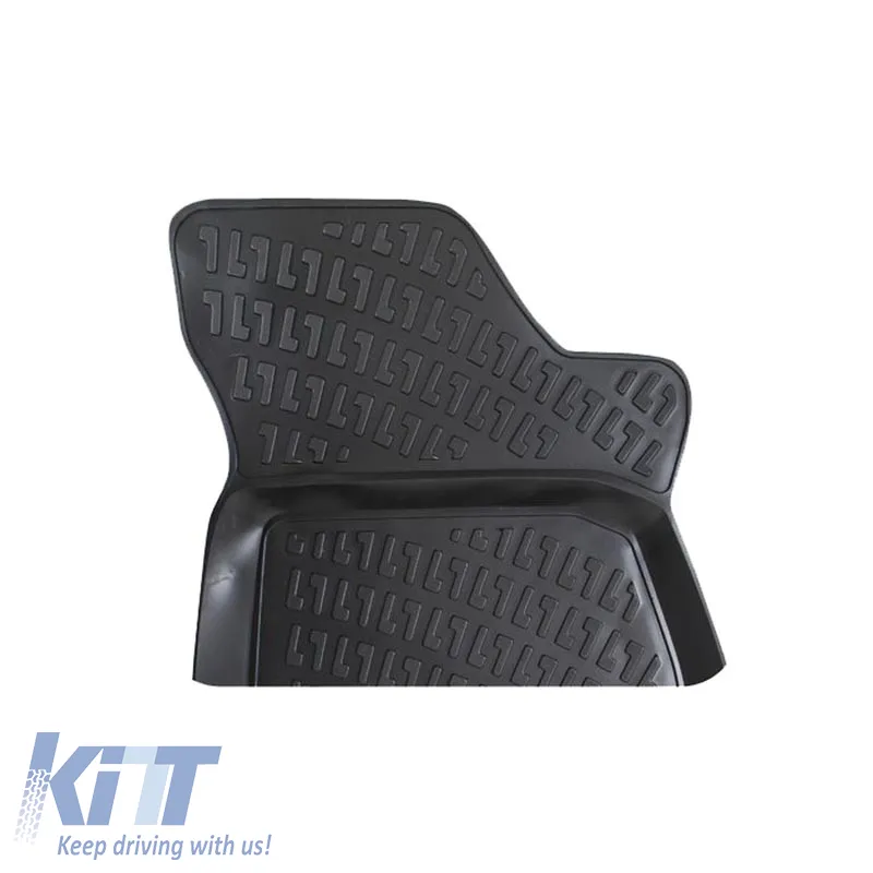 Car Mats 3D from Rubber TPE suitable for Audi A4 1996-2000 Rizline 4 Pcs Black