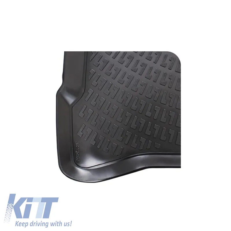 Car Mats 3D from Rubber TPE suitable for Audi A4 1996-2000 Rizline 4 Pcs Black