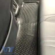 Car Mats 3D From Rubber TPE Suitable for BYD Seal U DM-i 2023 - Rizline 4 Pcs Black-image-6317444