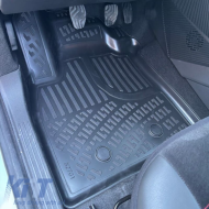 Car Mats 3D from Rubber TPE suitable for Dacia Duster 2WD 2024 - Eco G & E-Tech Full Hybrid Rizline 4 Pcs Black