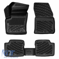 Car Mats 3D from Rubber TPE suitable for Fiat 600 EV 2023 - Rizline 4 Pcs Black