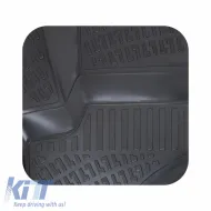Car Mats 3D From Rubber TPE Suitable for Ford Kuga 2012 - Rizline 4 Pcs Black-image-6291748