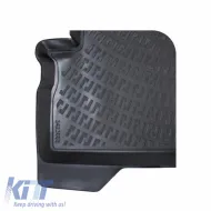 Car Mats 3D From Rubber TPE Suitable for Ford Kuga 2012 - Rizline 4 Pcs Black-image-6291750