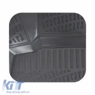 Car Mats 3D From Rubber TPE Suitable for Ford Focus III 2018+ Rizline 4 Pcs Black-image-6291925