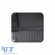Car Mats 3D From Rubber TPE Suitable for Ford Fiesta 17+ Rizline 4 Pcs Black-image-6294030