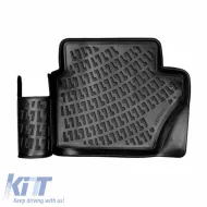 Car Mats 3D From Rubber TPE Suitable for Ford Fiesta 08-17 Rizline 4 Pcs Black-image-6294038