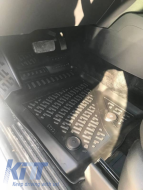 Car Mats 3D From Rubber TPE Suitable for Ford Ranger & Raptor T9 2023+, VW Amarok 2023+ Rizline 4 Pcs Black