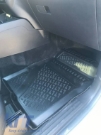 Car Mats 3D from Rubber TPE suitable for Ford Ranger & Raptor T9 2023+, VW Amarok 2023+ Rizline 4 Pcs Black