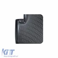 Car Mats 3D From Rubber TPE Suitable for Honda Civic Sedan 2011-2016 Rizline 4 Pcs Black-image-6292055