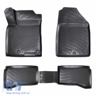 Car Mats 3D From Rubber TPE Suitable for Hyundai Ioniq 16-21 Rizline 4 Pcs Black