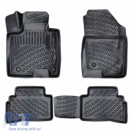 Car Mats 3D From Rubber TPE Suitable for Hyundai Tucson 2020+ Rizline 4 Pcs Black