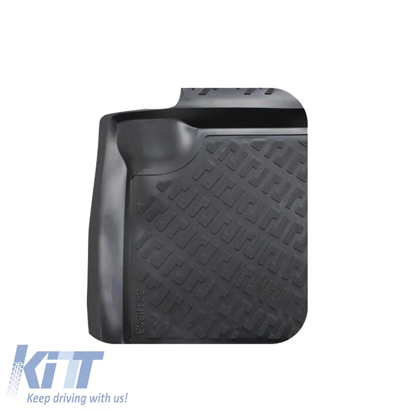 Car Mats 3D from Rubber TPE suitable for Jeep Grand Cherokee 2011 - Rizline 4 Pcs Black