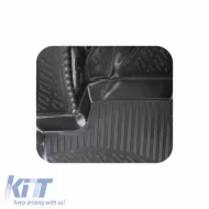 Car Mats 3D From Rubber TPE Suitable for Kia Sportage 2016-RL113320/ Hyundai Tucson 2015-2019 Rizline 4 Pcs Black-image-6291941