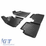 Car Mats 3D From Rubber TPE Suitable for Kia Sportage III 2010-2015/Hyundai IX35 2010-2015 Rizline 4 Pcs Black