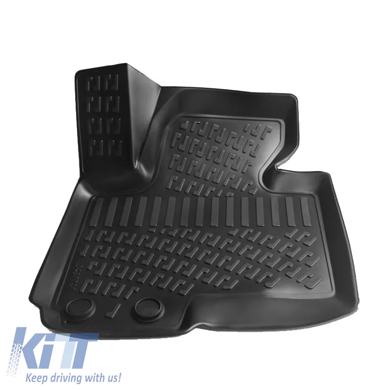 Car Mats 3D From Rubber TPE Suitable for Kia Sportage III 2010-2015/Hyundai IX35 2010-2015 Rizline 4 Pcs Black