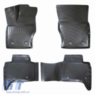 Car Mats 3D from Rubber TPE suitable for Land Rover Range Rover Sport L494 2013- Rizline 4 Pcs Black