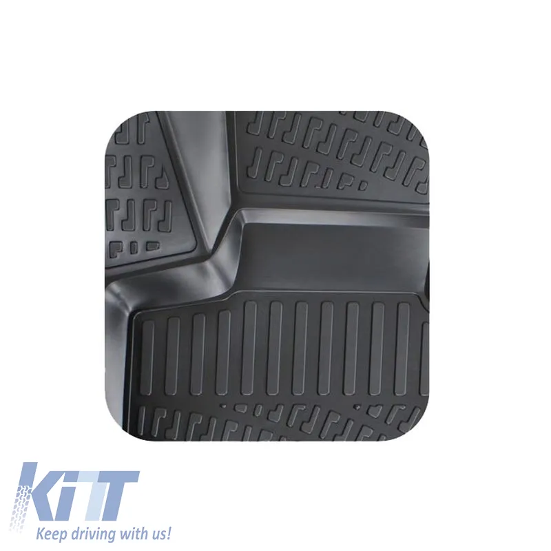 Car Mats 3D From Rubber TPE Suitable for Mercedes E-Class W212/W207/CLS W218/S Class W222 Rizline 4 Pcs Black