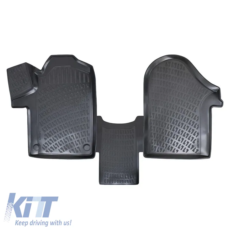 Car Mats 3D From Rubber TPE Suitable for Mercedes Vito W447 2014- RL117500 /Viano 2014- Rizline 3 Pcs Black