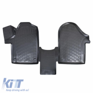 Car Mats 3D From Rubber TPE Suitable for Mercedes Vito W447 2014- RL117500 /Viano 2014- Rizline 3 Pcs Black