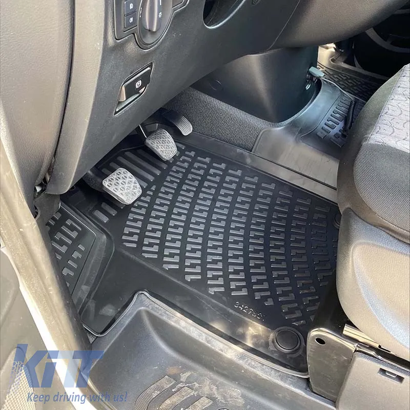 Car Mats 3D From Rubber TPE Suitable for Mercedes Vito W447 2014- RL117500 /Viano 2014- Rizline 3 Pcs Black