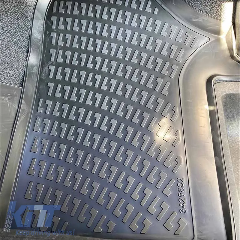 Car Mats 3D From Rubber TPE Suitable for Mercedes Vito W447 2014- RL117500 /Viano 2014- Rizline 3 Pcs Black