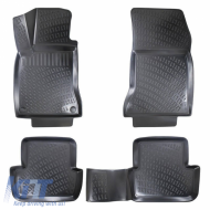 Car Mats 3D From Rubber TPE Suitable for Mercedes B-CLASS W247 2019 - Rizline 4 Pcs Black