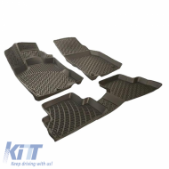 Car Mats 3D From Rubber TPE Suitable for Mini Cooper R56/R57 2006-2013 Rizline 4 Pcs Black