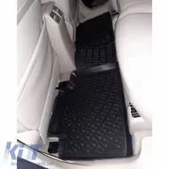 Car Mats 3D From Rubber TPE Suitable for Nissan X-Trail (T32) 2013-2021 Rizline 4 Pcs Black-image-6305458