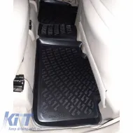 Car Mats 3D From Rubber TPE Suitable for Nissan X-Trail (T32) 2013-2021 Rizline 4 Pcs Black-image-6305459