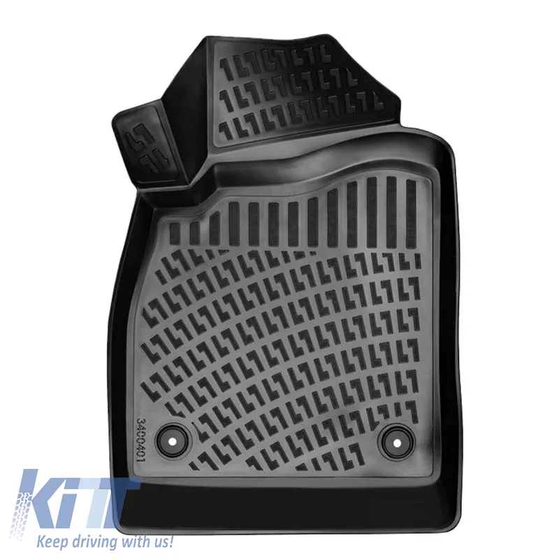 Car Mats 3D From Rubber TPE Suitable for Opel Astra J 2009-2015 / Chevrolet Cruze 2008-2016 Rizline 4 Pcs Black