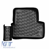 Car Mats 3D From Rubber TPE Suitable for Opel Astra J 2009-2015 / Chevrolet Cruze 2008-2016 Rizline 4 Pcs Black-image-6291803