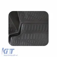 Car Mats 3D from Rubber TPE suitable for Opel Mokka 12-19 / Chevrolet Trax 12+ Rizline 4 Pcs Black-image-6291953