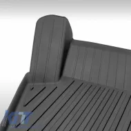 Car Mats 3D From Rubber TPE Suitable for Opel Corsa F 19+, Mokka 19+ / Peugeot 208 19+, 2008 19+ Rizline Premium 4 Pcs Black-image-6318413