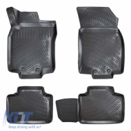 Car Mats 3D From Rubber TPE Suitable for Renault Koleos 16+ Rizline 4 Pcs Black