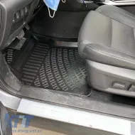 Car Mats 3D From Rubber TPE Suitable for Renault Koleos 16+ Rizline 4 Pcs Black-image-6294072