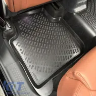 Car Mats 3D From Rubber TPE Suitable for Skoda Kodiaq 2024 - Rizline 4 Pcs Black-image-6318428