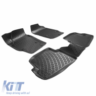 Car Mats 3D From Rubber TPE Suitable for Suzuki Vitara 2016 - Rizline 4 Pcs Black