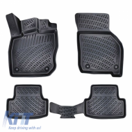 Car Mats 3D From Rubber TPE Suitable for VW Golf VIII (8) 2019+ Automatic Rizline 4 Pcs Black - CGRFMV6037137