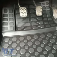 Car Mats 3D from Rubber TPE Universal Black Rizline 4 Pcs-image-6291871