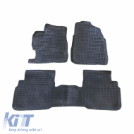 Car Mats 3D suitable for Mazda 6 07-12 ''Star Diamond'' 3 Pcs Black
