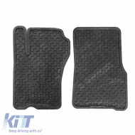 Car Mats 3D suitable for Mercedes-Benz ML-Class W163 97-05 ''Star Diamond'' 3 Pcs Black-image-6307626