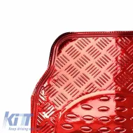 Car Mats Universal Aluminium Red 4 Pcs-image-6295776